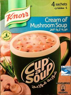 Knorr Cup a Soup Cream of Mushroom Soup, 80g (4 * 20g)