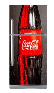 wildartcreation 60 cm 3d coca cola wallpaper3d design with black background Self Adhesive Sticker