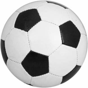 JOJOMART TRAINY FOOTBALL (BLACK-WHITE) MACHINE STICHED Football - Size: 3