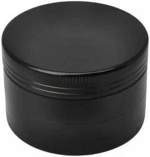 JEWELKINGS BLACK 42mm Classic Metallic Herb crusher, Grinder Medium with filter (Herb grinder/Herb crusher) Hand Muller Grinder