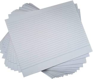 SHARMA BUSINESS Exam Supplementary Sheet for Student Both Side Line For Exam Test Set of 100 Ruled A4 65 gsm, 70 gsm Project Paper