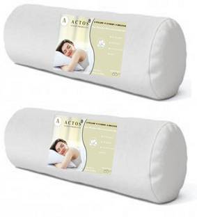 ACTOS Round Microfibre Solid Bolster Pack of 2