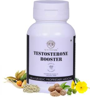 NEWTREESUN Testosterone Booster capsules with Ginseng (Ashwagandha) for Stamina, 800 mg