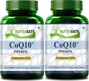 NutraEats Coenzyme (coq10) 120mg with Piperine 5mg Premium