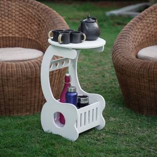 SS ARTS WPC Grade Indoor and Outdoor Garden Table With Magazine Holder Engineered Wood Coffee Table