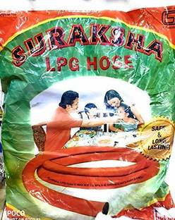 handu indian GAS_PIPE Reinforced LPG Gas Pipe 1.5 m Hose Pipe best Hose Pipe