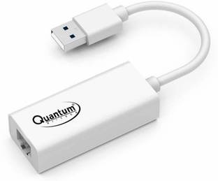 QUANTUM QHM8106 Lan Adapter Wired USB Lan Adapter compatible with Windows, Linux, Mac, Ubuntu