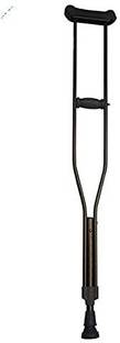 roston Mobility BLACK Height Adjustable 1Pcs Ultralight Underarm Crutch Axillary Walking Stick Walking Stick Walking Stick