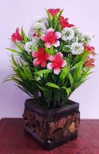 BK Mart Wild Artificial Plant  with Pot