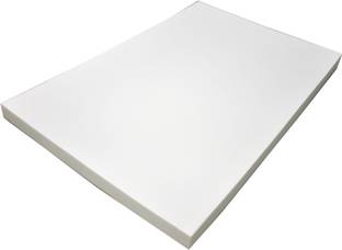 Shree Om Handloom Sofa foam sheet 50 Density (4 inch, White) 4 inch Single PU Foam Mattress