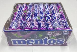 Mentos Stick-14 Roll (Imported) Grape Candy