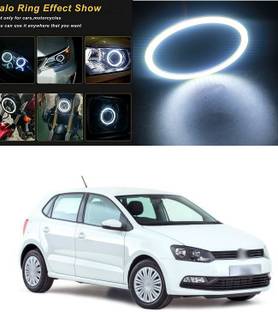 XZRTZ Rings 70MM Car Angel Eyes Led Halo Rings for Headlights Lamp with Housing 12V White 1Pair A256 Headlight Car, Motorbike LED for Volkswagen (12 V, 12 W)