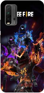 Bluvver Back Cover for Redmi 9 Power, M2010J19SI, Printed Free Fire Game Back Cover