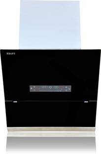 Kraft Italy Chimney KFC 71(60) 600MM Auto Clean Wall Mounted Black 2200 CMH Chimney