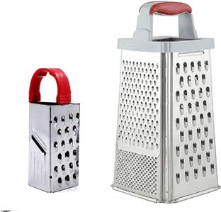 startail Stainless Steel Chopper / Chipser / Kaddukas/ Jumbo Size with Small Ginger and Garlic Vegetable & Fruit Grater & Slicer