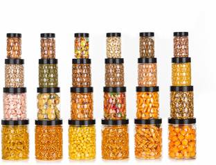 SPANDAN Plastic Grocery Container  - 1200 ml, 650 ml, 350 ml, 249 ml