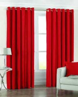 good luck textile 274.32 cm (9 ft) Long Door Polyester Room Darkening Curtain (Pack Of 2)