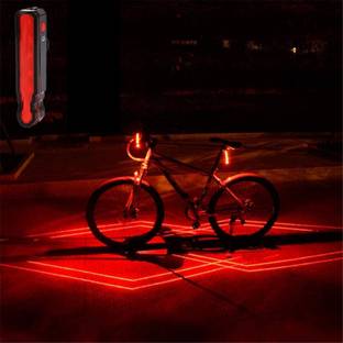 FABSPORTS Fancy laser Spot+Tail Lights, USB Rechargeable, For Bicycles, Scooters, Skateboard LED Spot Light