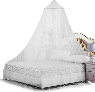Winberg Nylon Adults Washable Double Bed Canopy mosquito net Mosquito Net