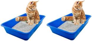Petcrux Exclusive Cat Litter Tray Litter Tray - Pack of 2 Pet Litter Tray Refill