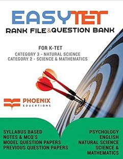 K-Tet Natural Science Cat-3 And Science & Mathematics Cat-2 Rank File & Question Bank