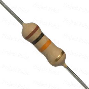 gobagee 10K ohm Half Watt 1/2 Watt 5% 20pcs Carbon Film Resistor -Set of 20 Fixed Resistor