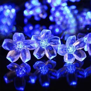 Infiprises 16 LEDs 3 m Blue Steady Flower Rice Lights