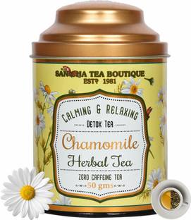 SANCHA Pure Chamomile Tea|50g Loose Leaf Tea|Stress Relief & Bedtime Tea|Good Sleep Tea Chamomile Herbal Tea Tin