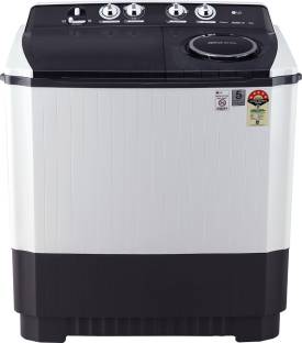 LG 10 kg White�with Roller Jet Pulsator, Soak and Smart Filter Semi Automatic Top Load Grey, White