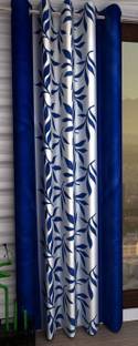 Panipat Textile Hub 274 cm (9 ft) Polyester Semi Transparent Long Door Curtain Single Curtain