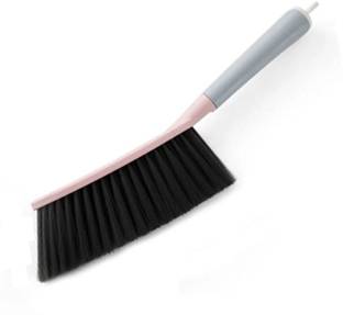 HEXONIQ Duster for Cleaning Soft Cleaning Brush Counter Duster Hair Drafting Brush with Microfiber for Keyboard Home Hotel Bed Car Soft Clothes Blue Bed Brush Dusting Brush Plastic Wet and Dry Brush