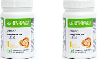 HERBALIFE Afresh Energy Drink Mix Combo LEMON + LEMON Nutrition Drink