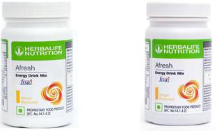 HERBALIFE Afresh Energy Drink Mix Combo LEMON + GINGER Nutrition Drink