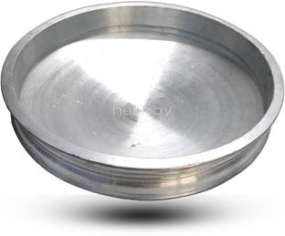 Heribay Indalium Uruli (Healthy Cooking Kadai) - Deep Fry Pan Kitchen Utensils (13 Inch) Chetty Pan 30.5 cm diameter 8 L capacity