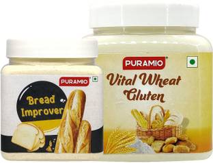 PURAMIO Combo Pack Of- (Vital Wheat Gluten-600g & Bread Improver-250g) 850 g