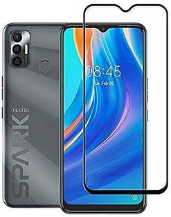 NKCASE Edge To Edge Tempered Glass for Tecno Spark 7T
