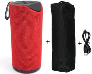 POZUB TG-113 SPEAKER WITH WATERPROOF BAG CASE COVER High End Quality Power boost high sound blast with ultra 3d Bass Bluetooth Speaker Portable/Rechargeable Splashproof | Sound box Wireless High Sound Bluetooth Speaker for FOR CAR/LAPTOP/HOME AUDIO/GAMING SPEAKER/indoor/outdoor mini sub-woofer With USB/FM/TF card & Line in Aux Supported 10 W Bluetooth Speaker