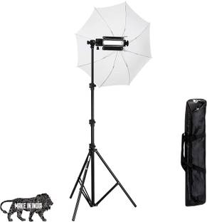 WON 1000w Light with 9 feet Light Stands and Umbrella Lights for Video SS2 Bag Free Tripod