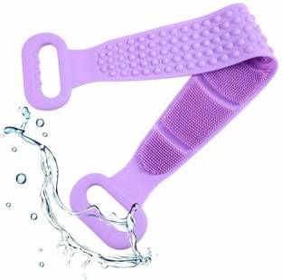 riyu retails long silicon bath body scrubber : silicone bath body brush : silicone body scrubber belt