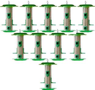 AMIJIVDAYA Large bird feeder with hut (pack of 10) Window Bird Feeder Bird Feeder