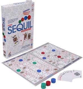 ARNIYAVALA Senior Sequil Game an Exciting Game of Logic & Strategy, Multicolor- 153 Pieces Board Game Accessories