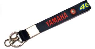 ShopTalk Yamaha & Doctor 46 Black Fabric ID Locking Key Chain