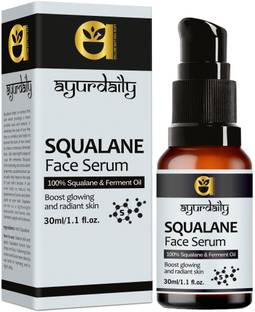 Ayurdaily Squalane Face Serum with 100% squalane & Ferment oil for Boost Glowing and radiant Skin