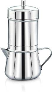 SRS Stainless Steel South Indian Filter Coffee Maker, Tea Pot/Coffee Kettle 150 ml Indian Coffee Filter