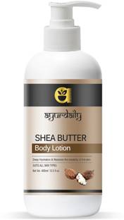 Ayurdaily Shea Butter Moisturizing Lotion with Vitamin E and coconut oil Moisturizer