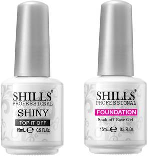 Shills Professional Soak Off UV/LED Top Coat & Base Clear