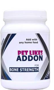 PET LIKES ADDON Bone Strength For Dogs - Hip and Joint Support Chicken, Sea Food 1 kg Dry Adult, Young Dog Food