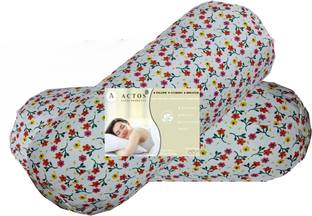 ACTOS Microfibre Bolster Pack of 2 Floral