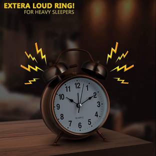 ASTOUND Analog Brown Clock