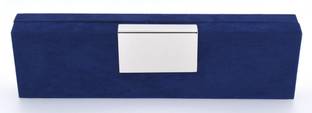 Moon Machinery Mart Moon Bracelet or Chain Box with LED Light (Blue Velvet) Jewelry box Vanity Box